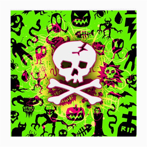 Deathrock Skull & Crossbones Medium Glasses Cloth from ArtsNow.com Front