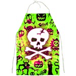 Deathrock Skull & Crossbones Full Print Apron