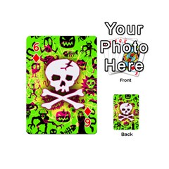 Deathrock Skull & Crossbones Playing Cards 54 Designs (Mini) from ArtsNow.com Front - Diamond6