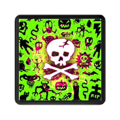 Deathrock Skull & Crossbones Memory Card Reader (Square) from ArtsNow.com Front