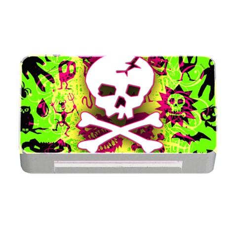 Deathrock Skull & Crossbones Memory Card Reader with CF from ArtsNow.com Front
