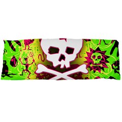 Deathrock Skull & Crossbones Body Pillow Case Dakimakura (Two Sides) from ArtsNow.com Front