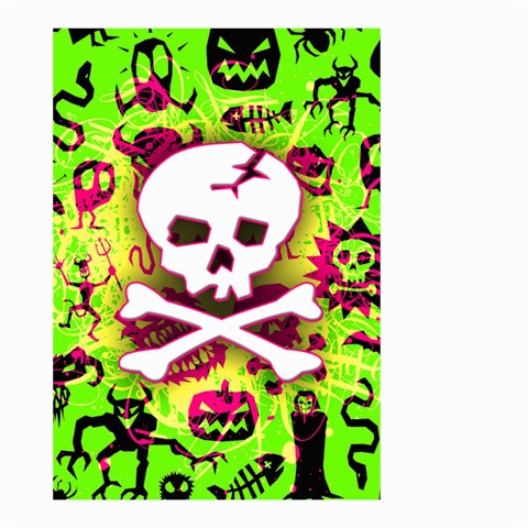 Deathrock Skull & Crossbones Small Garden Flag (Two Sides) from ArtsNow.com Back