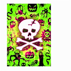 Deathrock Skull & Crossbones Large Garden Flag (Two Sides) from ArtsNow.com Front