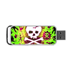 Deathrock Skull & Crossbones Portable USB Flash (Two Sides) from ArtsNow.com Front