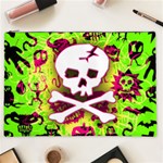 Deathrock Skull & Crossbones Cosmetic Bag (XXL)
