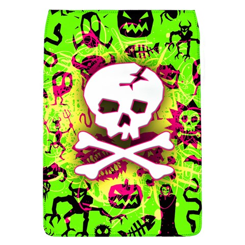 Deathrock Skull & Crossbones Removable Flap Cover (L) from ArtsNow.com Front