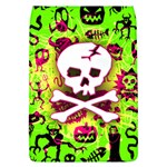 Deathrock Skull & Crossbones Removable Flap Cover (L)