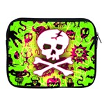 Deathrock Skull & Crossbones Apple iPad Zipper Case
