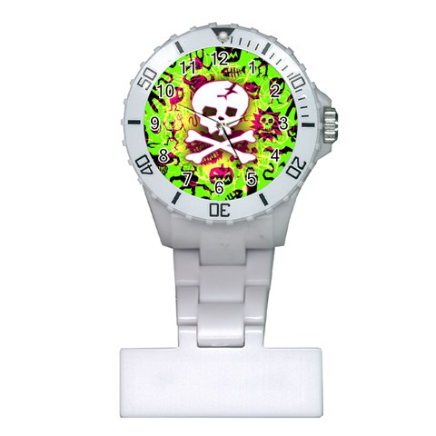 Deathrock Skull & Crossbones Plastic Nurses Watch from ArtsNow.com Front