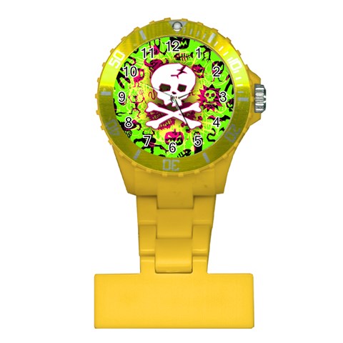 Deathrock Skull & Crossbones Plastic Nurses Watch from ArtsNow.com Front