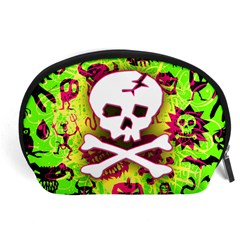 Deathrock Skull & Crossbones Accessory Pouch (Large) from ArtsNow.com Front