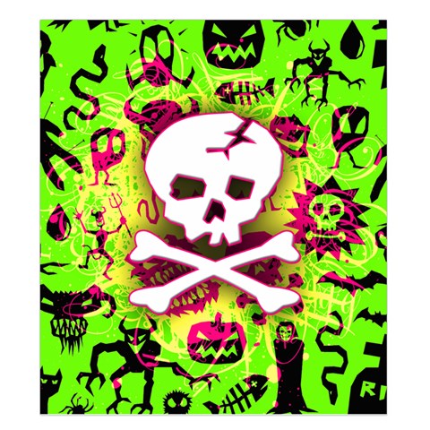 Deathrock Skull & Crossbones Duvet Cover (King Size) from ArtsNow.com Duvet Quilt