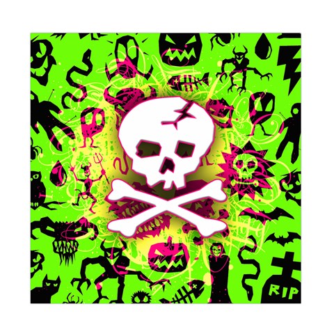 Deathrock Skull & Crossbones Duvet Cover Double Side (Full/ Double Size) from ArtsNow.com Front