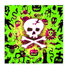 Deathrock Skull & Crossbones Duvet Cover Double Side (Queen Size) from ArtsNow.com Back