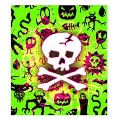 Deathrock Skull & Crossbones Duvet Cover Double Side (King Size) from ArtsNow.com Back