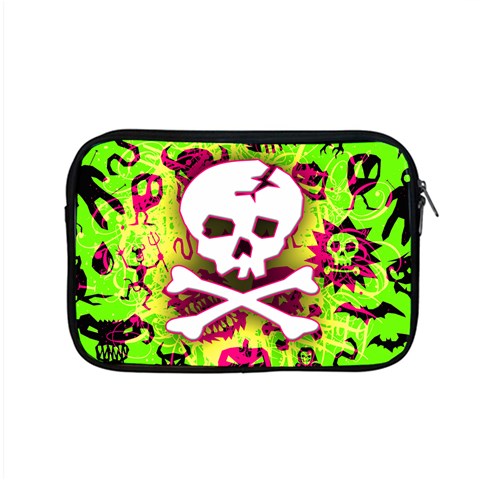 Deathrock Skull & Crossbones Apple MacBook Pro 15  Zipper Case from ArtsNow.com Front