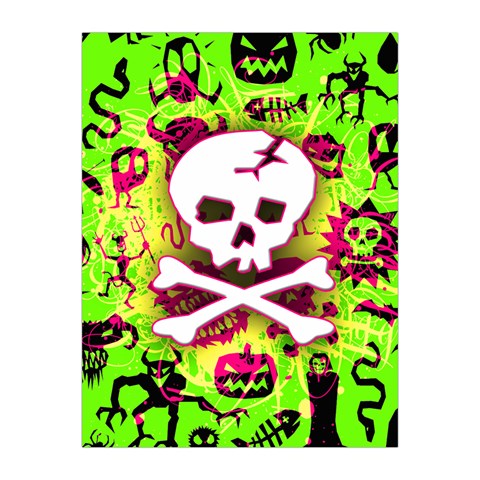 Deathrock Skull & Crossbones Medium Tapestry from ArtsNow.com Front