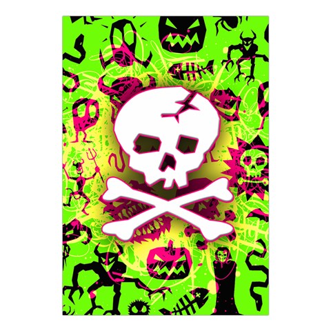 Deathrock Skull & Crossbones Large Tapestry from ArtsNow.com Front