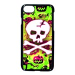 Deathrock Skull & Crossbones iPhone 8 Seamless Case (Black)