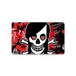 Emo Girl Skull Magnet (Name Card)