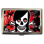 Emo Girl Skull Cigarette Money Case