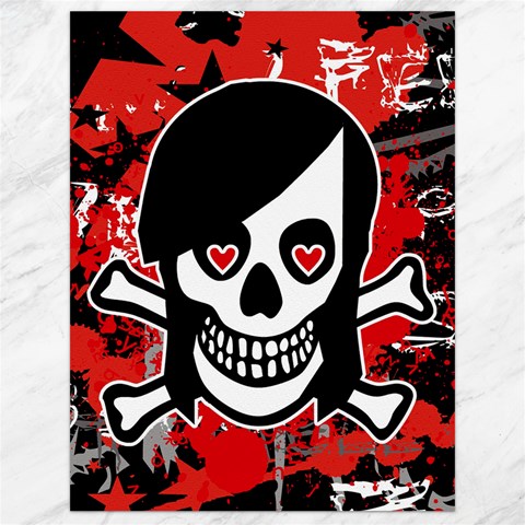 Emo Girl Skull Canvas 18  x 24  from ArtsNow.com 17.8 x23.08  Canvas - 1