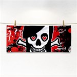 Emo Girl Skull Hand Towel