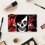 Emo Girl Skull Cosmetic Bag (Small)