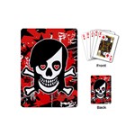 Emo Girl Skull Playing Cards Single Design (Mini)