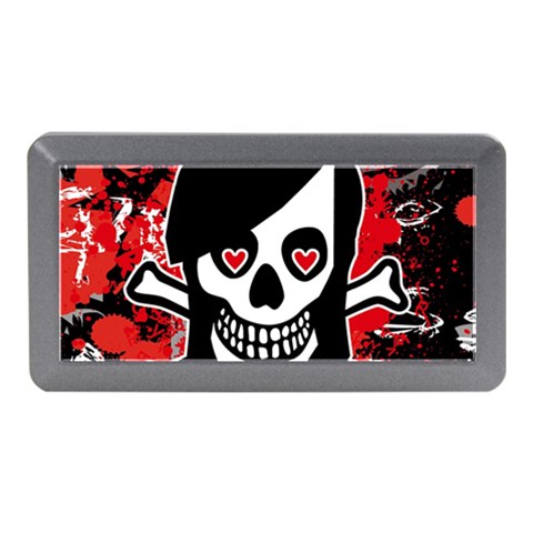 Emo Girl Skull Memory Card Reader (Mini) from ArtsNow.com Front