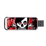 Emo Girl Skull Portable USB Flash (One Side)