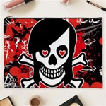 Emo Girl Skull Cosmetic Bag (XXXL)