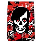 Emo Girl Skull Removable Flap Cover (L)