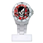 Emo Girl Skull Plastic Nurses Watch