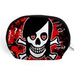 Emo Girl Skull Accessory Pouch (Medium)