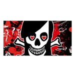 Emo Girl Skull Satin Shawl