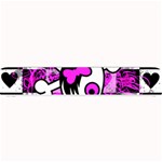 Emo Scene Girl Skull Small Bar Mat