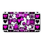 Emo Scene Girl Skull Medium Bar Mat