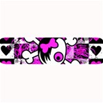 Emo Scene Girl Skull Large Bar Mat