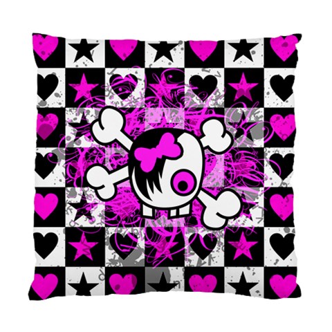 Emo Scene Girl Skull Standard Cushion Case (One Side) from ArtsNow.com Front