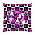 Emo Scene Girl Skull Standard Cushion Case (One Side)