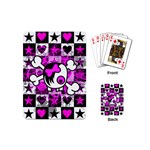 Emo Scene Girl Skull Playing Cards Single Design (Mini)