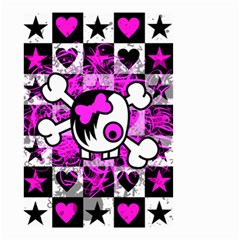 Emo Scene Girl Skull Small Garden Flag (Two Sides) from ArtsNow.com Front