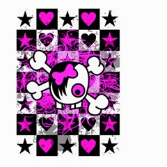 Emo Scene Girl Skull Large Garden Flag (Two Sides) from ArtsNow.com Back