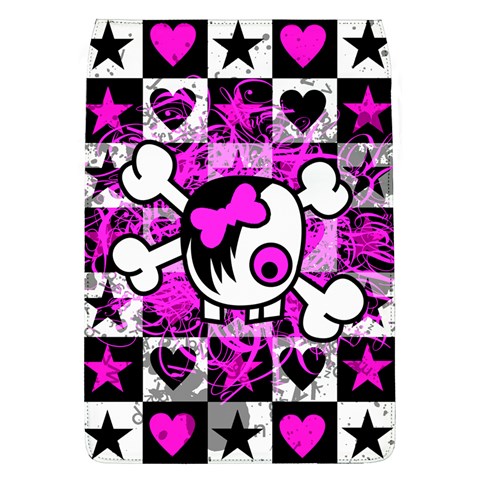 Emo Scene Girl Skull Removable Flap Cover (L) from ArtsNow.com Front