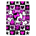 Emo Scene Girl Skull Removable Flap Cover (S)