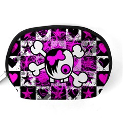 Emo Scene Girl Skull Accessory Pouch (Medium) from ArtsNow.com Back