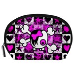 Emo Scene Girl Skull Accessory Pouch (Large)