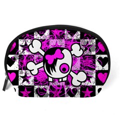 Emo Scene Girl Skull Accessory Pouch (Large) from ArtsNow.com Back